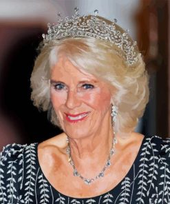 Queen Camilla Diamond Painting