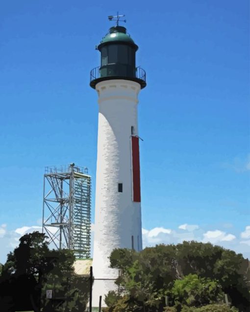 Queenscliff White Lighthouse Diamond Painting