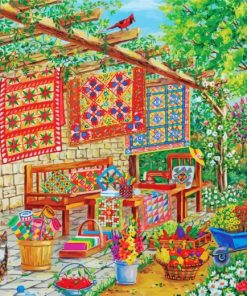 Quilts Garden Diamond Painting