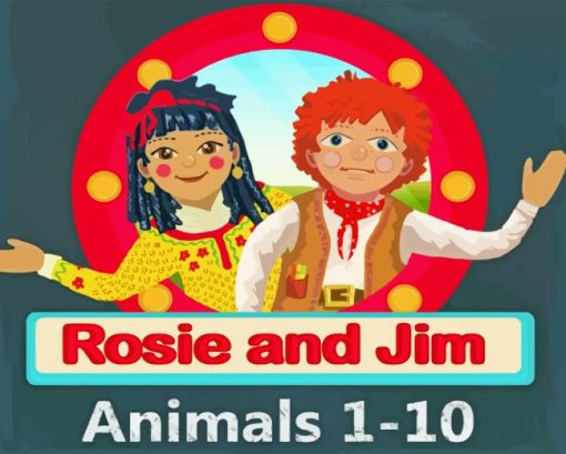 Rosie And Jim Diamond Painting