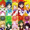 Sailor Scout Characters Diamond Painting