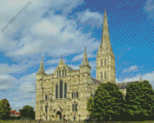 Salisbury Cathedral Diamond Painting