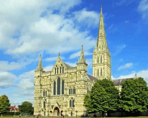 Salisbury Cathedral Diamond Painting