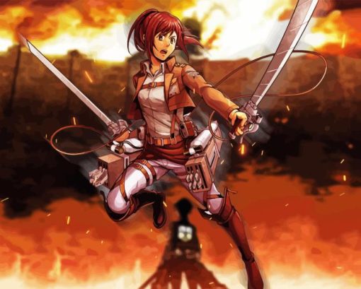 Sasha Attack On Titan Diamond Painting