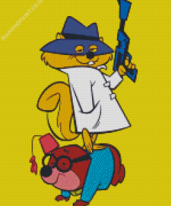 Secret Squirrel Diamond Painting