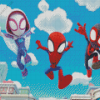 Spidey And His Friends Diamond Painting