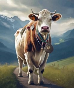 Swiss Cow Diamond Painting