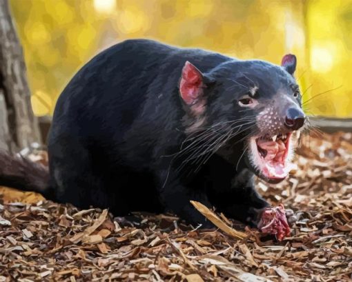 Tasmanian Devil Diamond Painting