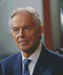 Tony Blair Diamond Painting