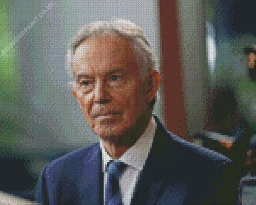 Tony Blair Diamond Painting