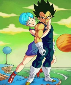 Vegeta And Bulma Diamond Painting