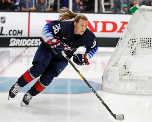 Woman Hockey Diamond Painting