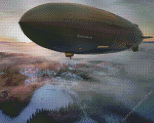 Zeppelin Aircraft Diamond Painting