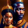 African King And Queen Diamond Painting