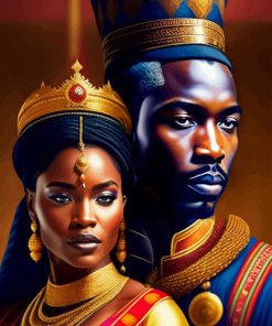 African King And Queen Diamond Painting