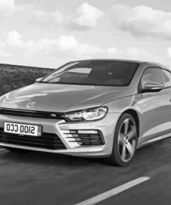 Black And White Scirocco Diamond Painting