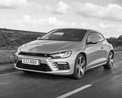 Black And White Scirocco Diamond Painting