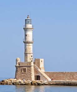 Chania Lighthouse Diamond Painting