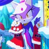 Christmas Sonic Blaze Diamond Painting