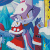 Christmas Sonic Blaze Diamond Painting