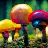 Colorful Mushroom Diamond Painting