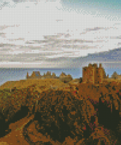 Dunnottar Castle Diamond Painting