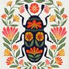 Folk Art Insect Diamond Painting