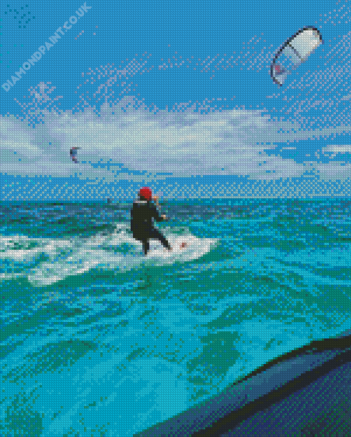 Kitesurfing Diamond Painting