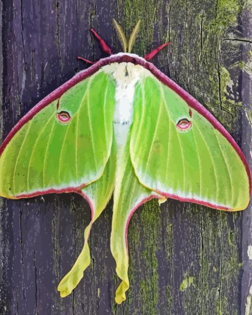 Luna Moth Insect Diamond Painting