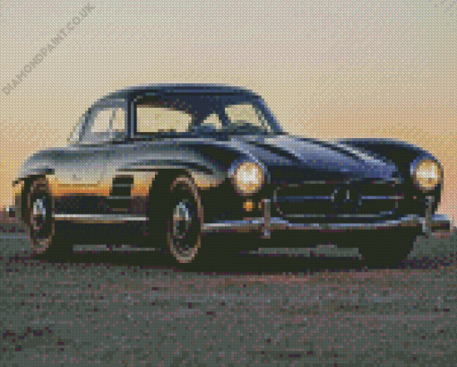 Mercedes 300sl Diamond Painting