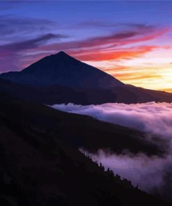 Mount Teide Diamond Painting