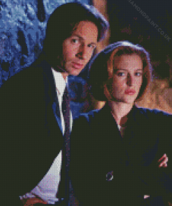 Mulder And Scully Diamond Painting