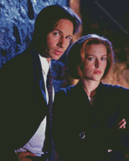 Mulder And Scully Diamond Painting