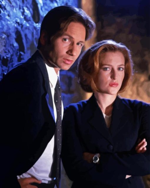 Mulder And Scully Diamond Painting