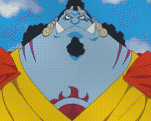 One Piece Jinbe Diamond Painting