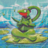 Pokemon Grovyle Diamond Painting