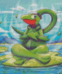 Pokemon Grovyle Diamond Painting