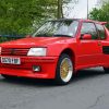 Red 205 Gti Peugeot Diamond Painting