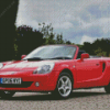 Red MR2 Car Diamond Painting