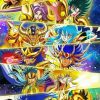 Saint Seiya Characters Diamond Painting