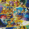 Saint Seiya Characters Diamond Painting