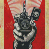 Shepard Fairey Diamond Painting