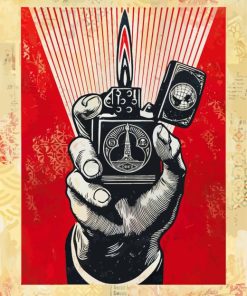 Shepard Fairey Diamond Painting