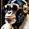 Stylish Cool Monkey Diamond Painting