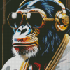 Stylish Cool Monkey Diamond Painting