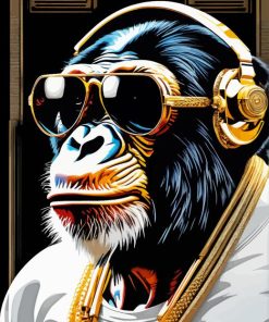 Stylish Cool Monkey Diamond Painting