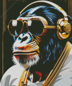 Stylish Cool Monkey Diamond Painting