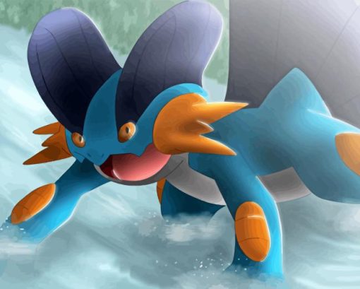 Swampert Diamond Painting