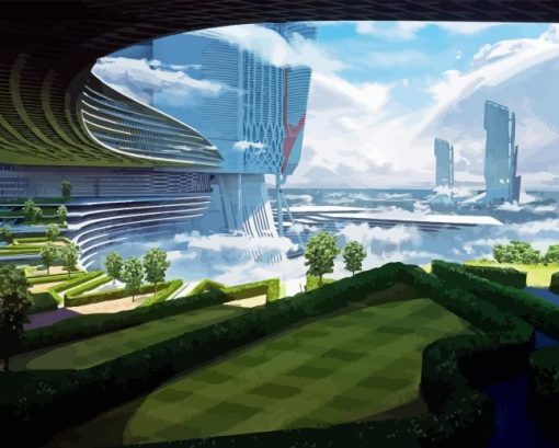 Utopia City Diamond Painting