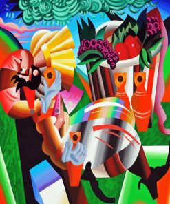 Abstract Fruit Seller Diamond Painting